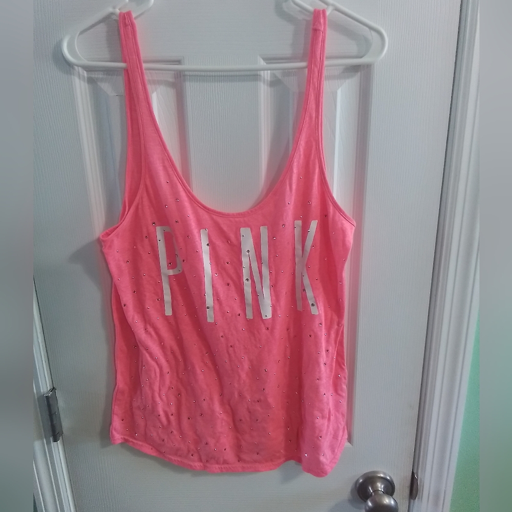 Pink Victorias Secret Tank Top - Picture 1 of 3